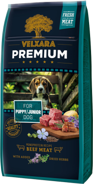Velxara Premium Puppy & Junior Beef Monoprotein