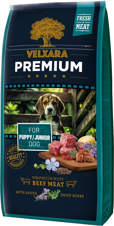 Velxara Premium Puppy & Junior Beef Monoprotein